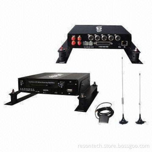 H.264 3G EVDO HDD Mobile DVR with GPS and Wi-Fi Built in, CAN Bus, G-sensor, Supports 4-ch Full D1
